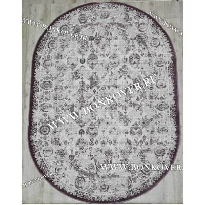 Ковер в гостиную дизайн 10 Сиреневый Овал