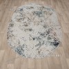 Овальный турецкий ковер с коротким ворсом Арт 29634