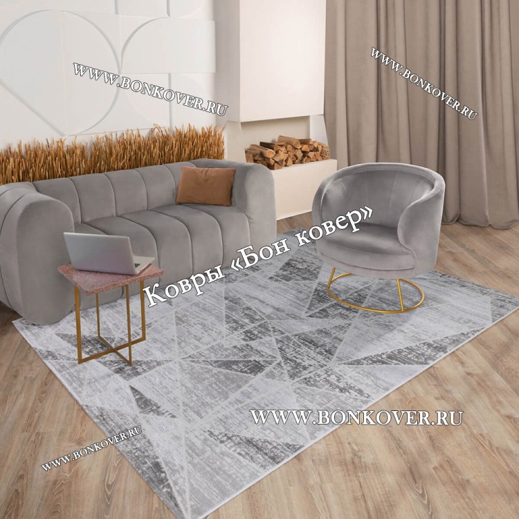 Коротковорсный турецкий ковер Арт 29577 Прямоугольный